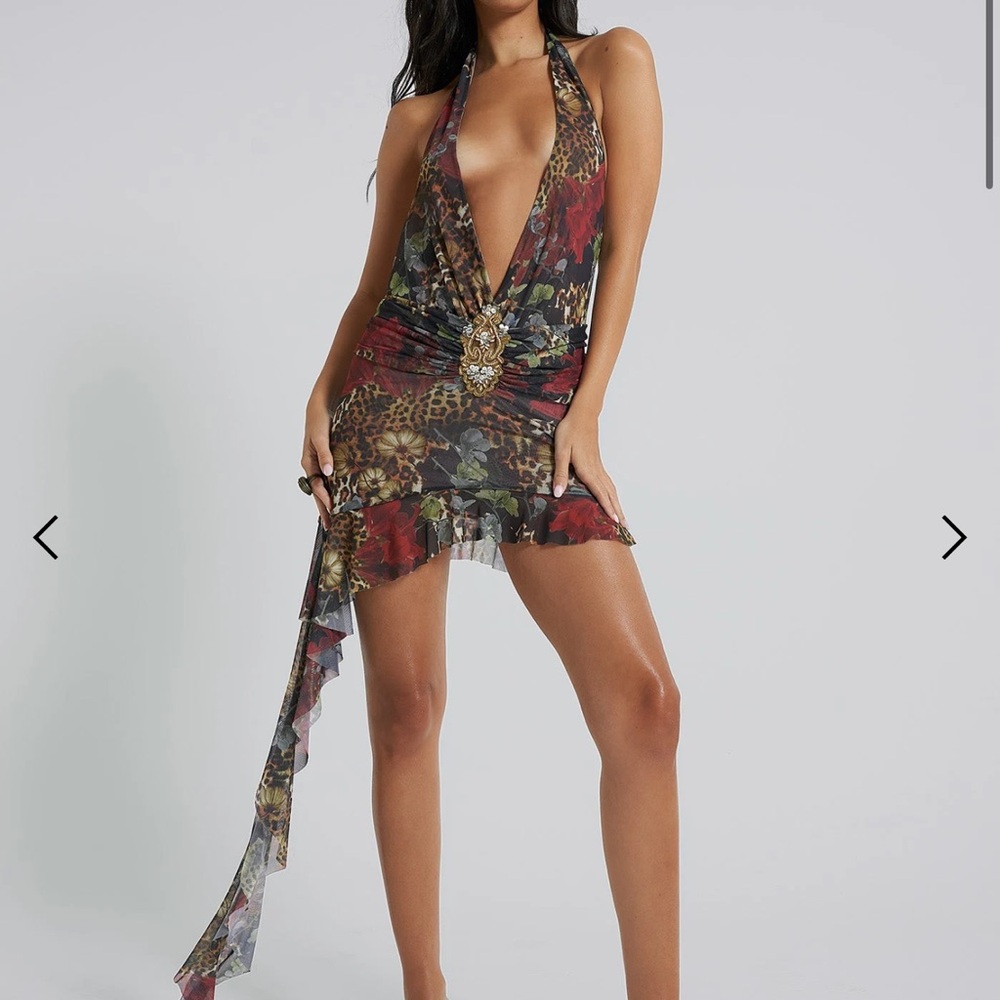 Cindy plunge mini dress from Jaded London
